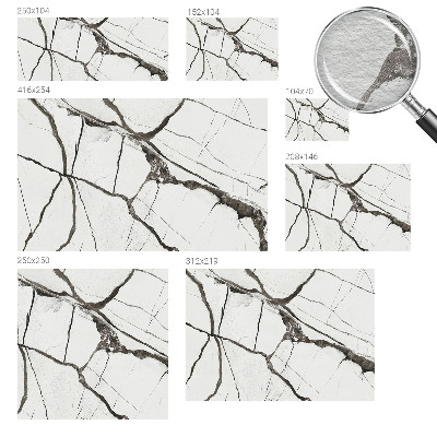 Vlies fotótapéta nappaliba Márvány repedések