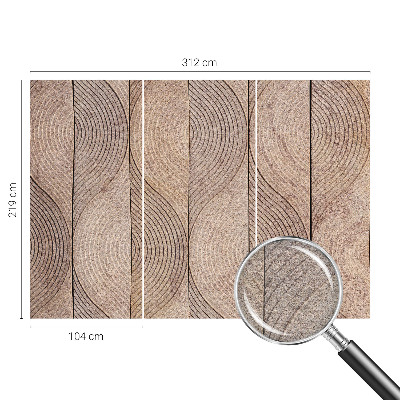 Vlies fotótapéta gyerekszobába Fa hullámai