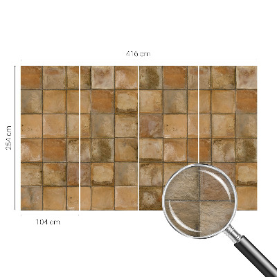 Fali poszter tapéta Rusztikus mozaik