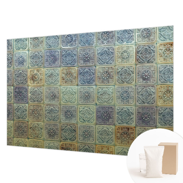 Fotótapéta hálószobába Geometrikus csempék