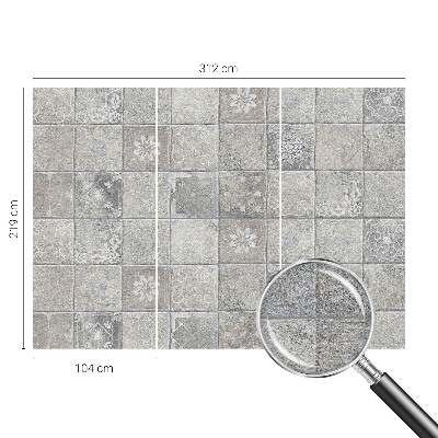 Fotótapéta méretre nappaliba Finom minták