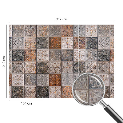 Fotótapéta méretre Díszes csempék