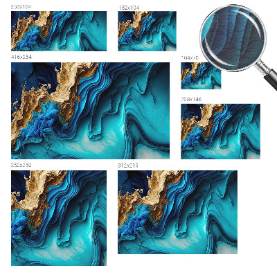 Flíz fotótapéta Energiahullámok