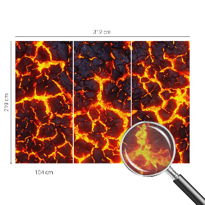 Vlies fotótapéta Erős magma