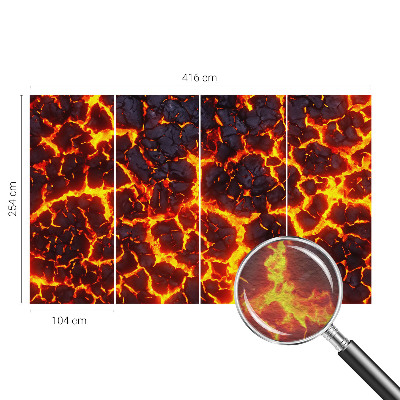 Vlies fotótapéta Erős magma