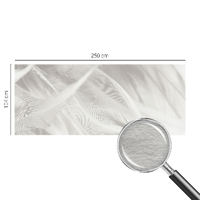 Vlies fotótapéta nappaliba Finom tollak