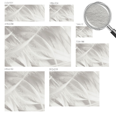 Vlies fotótapéta nappaliba Finom tollak