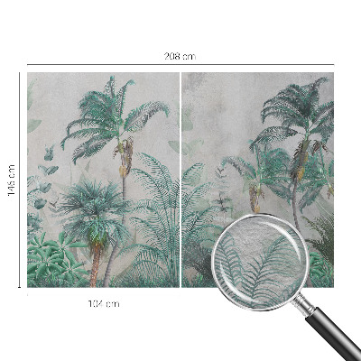 Vlies fotótapéta hálószobába Egzotikus oázis