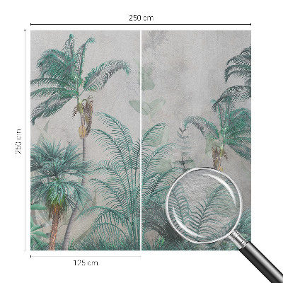 Vlies fotótapéta hálószobába Egzotikus oázis