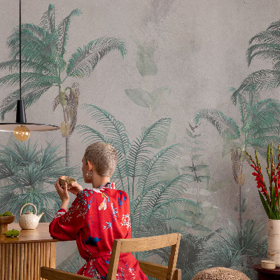 Vlies fotótapéta hálószobába Egzotikus oázis