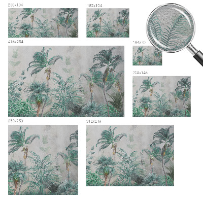 Vlies fotótapéta hálószobába Egzotikus oázis