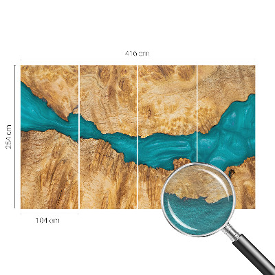 Vlies alapú fotótapéta Fa és gyanta