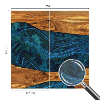 Nyomtatott vlies fotótapéta Kék fa