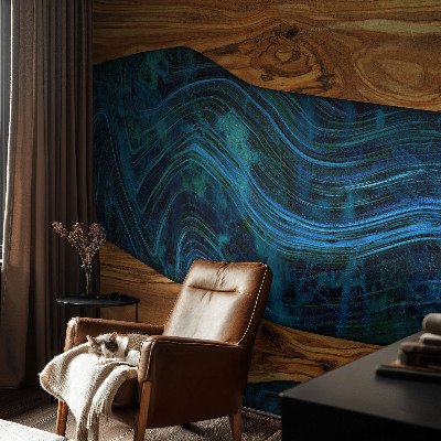 Nyomtatott vlies fotótapéta Kék fa