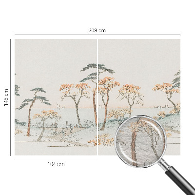 Dekoratív fotótapéta nappaliba Békés táj