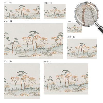 Dekoratív fotótapéta nappaliba Békés táj