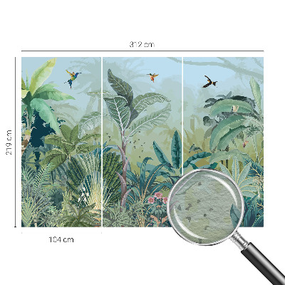 Fotótapéta hálószobába Trópusi természet