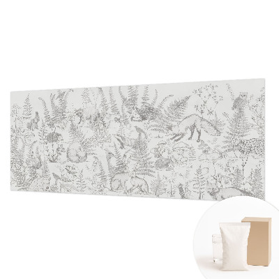 Vlies fotótapéta hálószobába Erdei állatok