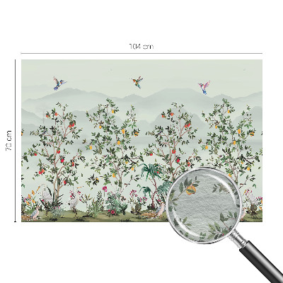 Vlies fotótapéta gyerekszobába Egzotikus fák