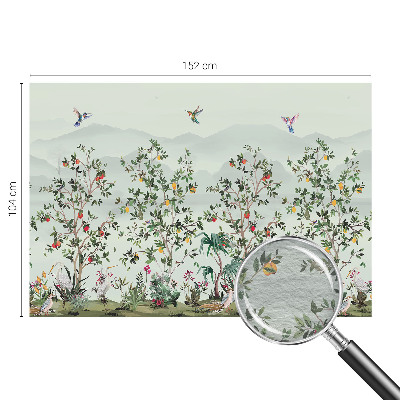 Vlies fotótapéta gyerekszobába Egzotikus fák