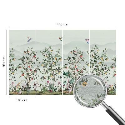 Vlies fotótapéta gyerekszobába Egzotikus fák