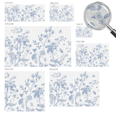 Vlies alapú fotótapéta Virágminta