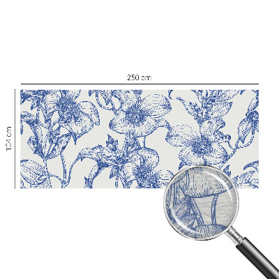 Nyomtatott vlies fotótapéta Virágágak