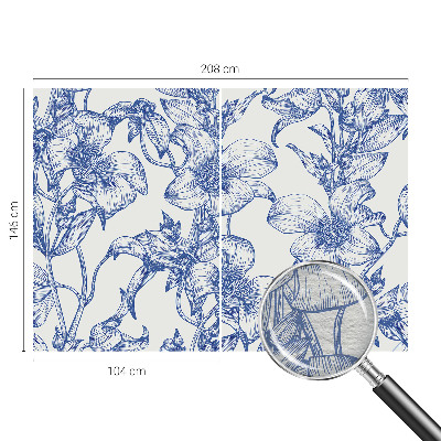 Nyomtatott vlies fotótapéta Virágágak