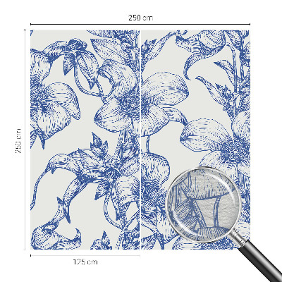 Nyomtatott vlies fotótapéta Virágágak