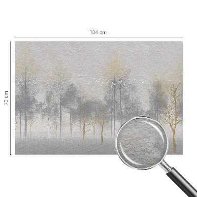 Fotótapéta hálószobába Erdő harmóniája