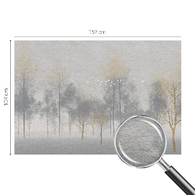 Fotótapéta hálószobába Erdő harmóniája