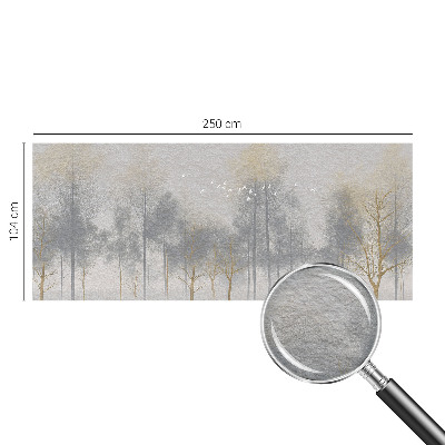 Fotótapéta hálószobába Erdő harmóniája