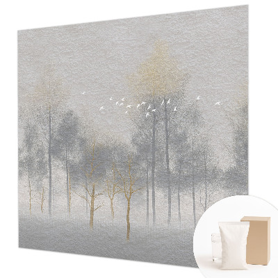 Fotótapéta hálószobába Erdő harmóniája