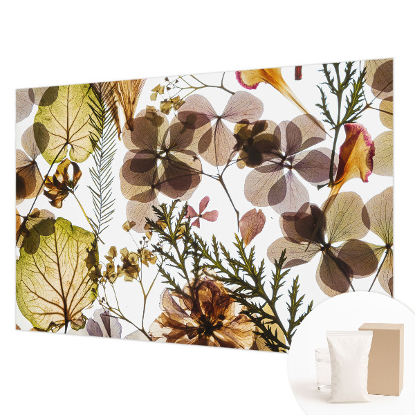 Dekoratív fotótapéta nappaliba Természetes összetétel