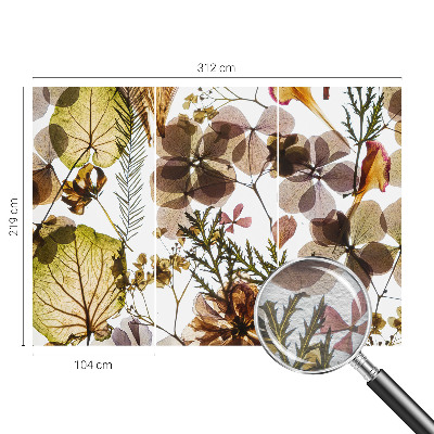 Dekoratív fotótapéta nappaliba Természetes összetétel