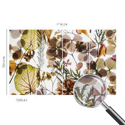 Dekoratív fotótapéta nappaliba Természetes összetétel