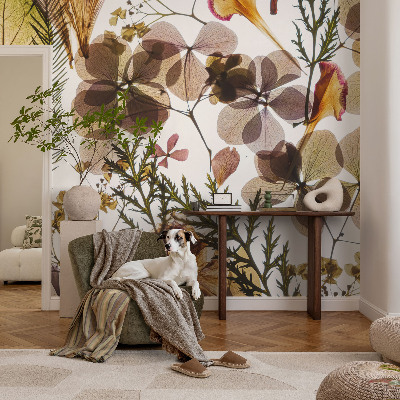 Dekoratív fotótapéta nappaliba Természetes összetétel