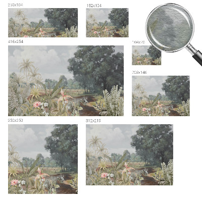 Flíz fotótapéta Egzotikus táj