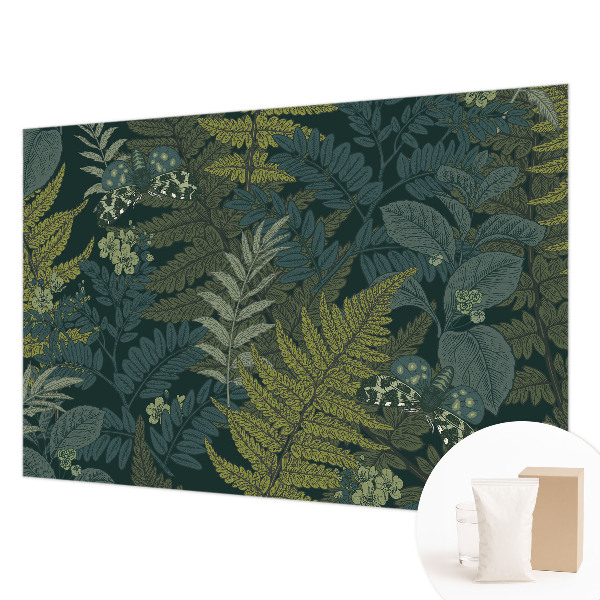 Vlies alapú fotótapéta Zöld elegancia