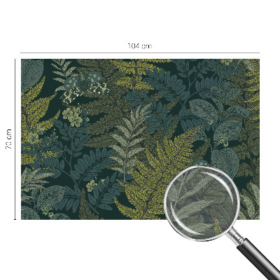 Vlies alapú fotótapéta Zöld elegancia