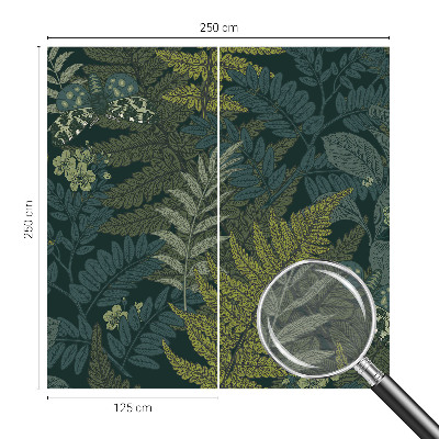 Vlies alapú fotótapéta Zöld elegancia