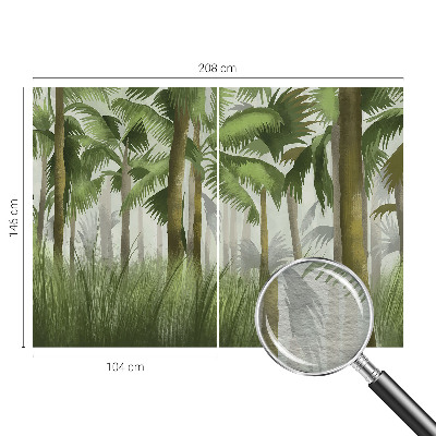 Vlies fotótapéta hálószobába Trópusi erdő