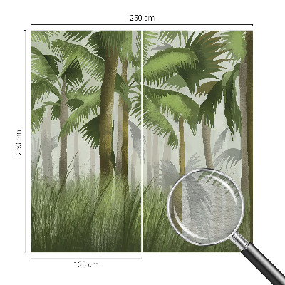 Vlies fotótapéta hálószobába Trópusi erdő