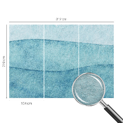 Vlies fotótapéta gyerekszobába Kék hullámok