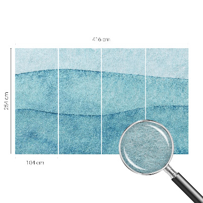 Vlies fotótapéta gyerekszobába Kék hullámok