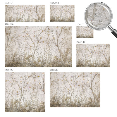 Nyomtatott vlies fotótapéta Egy erdei sarok