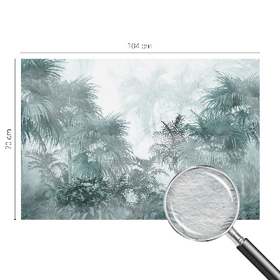 Fotótapéta hálószobába Egzotikus zöld