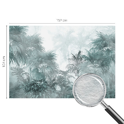 Fotótapéta hálószobába Egzotikus zöld