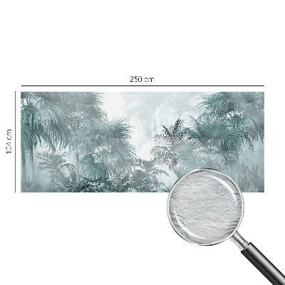 Fotótapéta hálószobába Egzotikus zöld