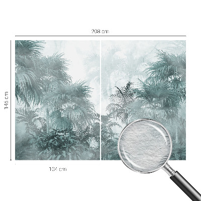 Fotótapéta hálószobába Egzotikus zöld